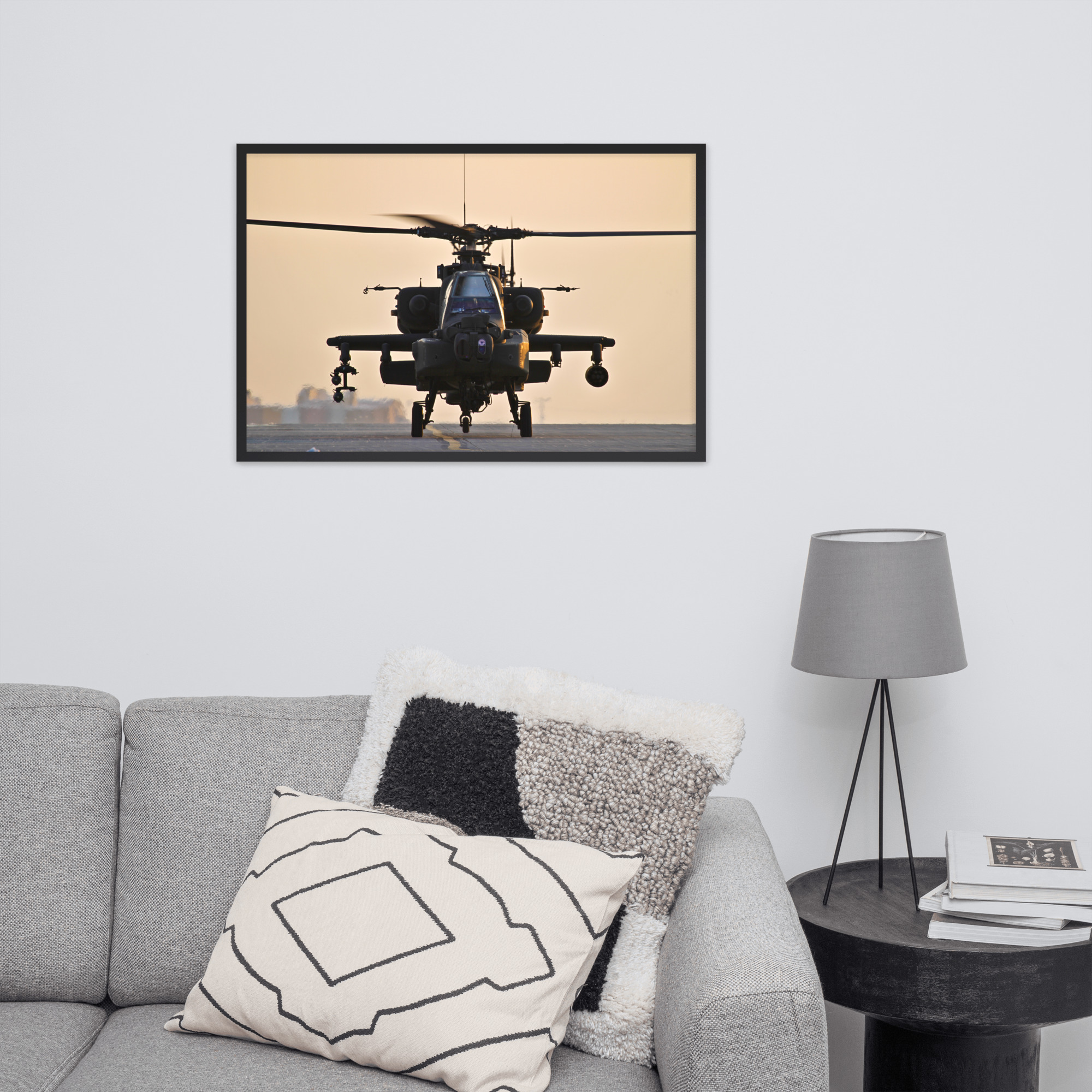 AH-64D Apache Framed poster - Total Controls